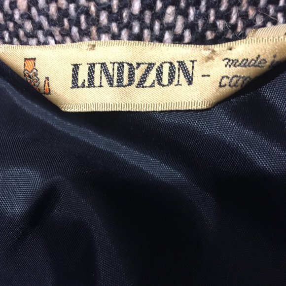 VINTAGE LINDZON WOOL LEATHER JACKETS SIZE XS - Picture 10 of 10